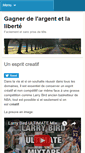 Mobile Screenshot of gagnerdelargentetlaliberte.com